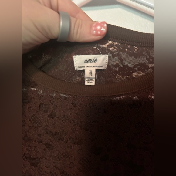 3 Aerie lace tops - Picture 6 of 10